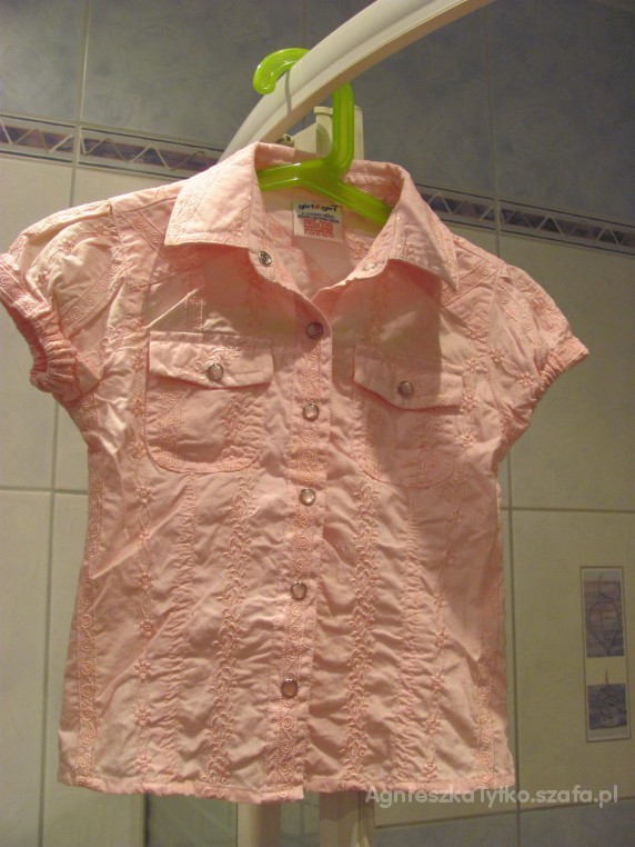 Różowa koszulka 98cm Girl2Girl