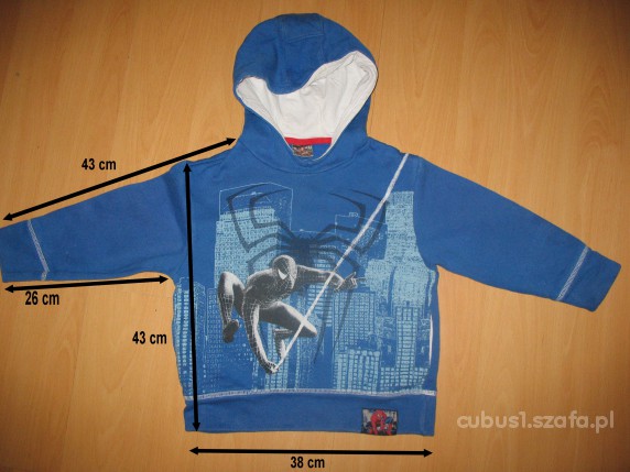 BLUZA SPIDERMEN NEXT 104 110 NA 5 LAT