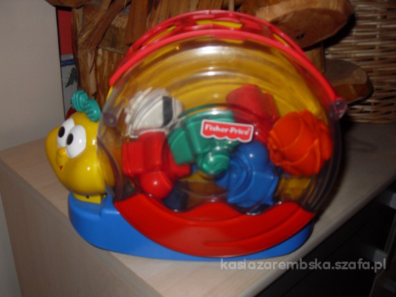 ślimak smakosz klocków fisher price