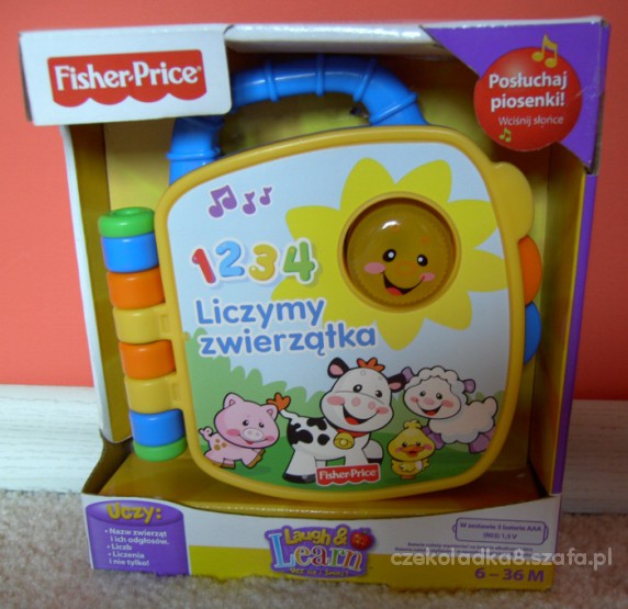 Fisher price książeczka zgadywanka wyliczanka PL