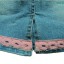 NOWA jeansowa spódniczka z nadrukiem i koronką