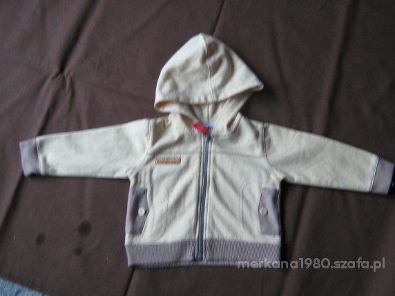 Słodka żółta bluza z kapturkiem