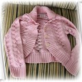 azurowy rozowy sweterek