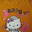 T SHIRT hello kitty pomarańcz z przesyłk