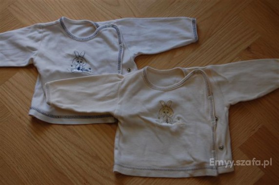 dwie niemowlęce bluzeczki