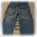 śliczne jeansy z paskiem 92