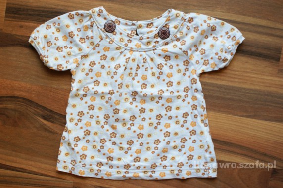 LATO NEXT 92 bluzka tunika w kwiatki