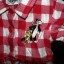 BĄBKA w KRATECZKĘ koszula tunika z kotkiem Sylwes