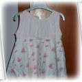 sukienka w kwiatki r 80