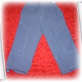 Sportowe niebieskie spodnie na podszewce na 110 cm