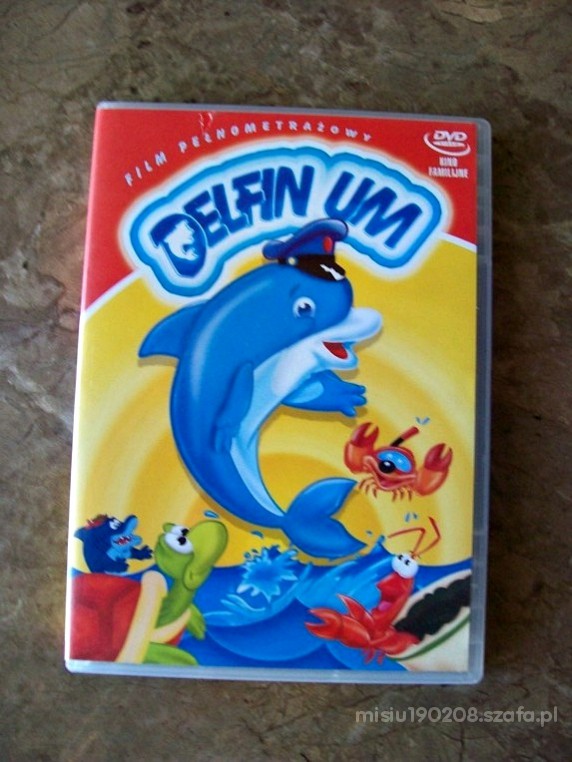 DELFIN UM KINO FAMILIJNE DVD JAK NOWE