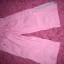 różowe nieprzemakalne spodnie