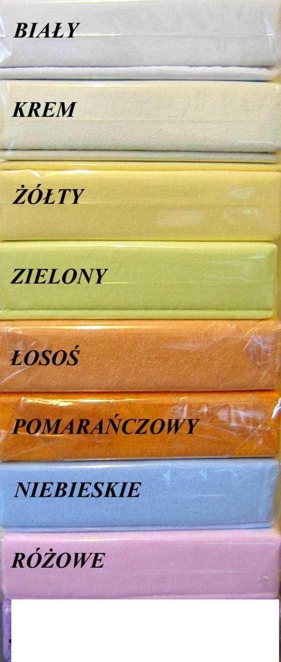 Prześcieradła frotte z gumką 60x120cm
