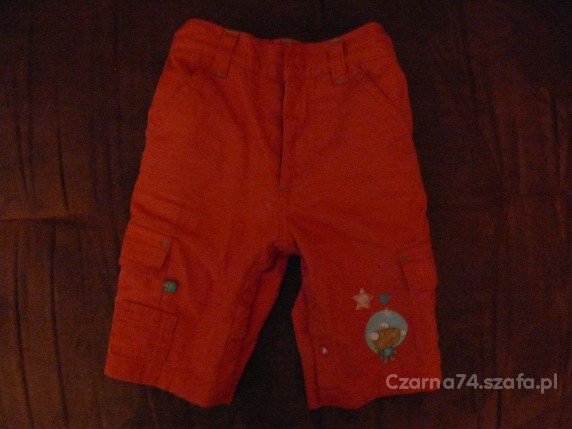 Pomarańczowe zimowe spodnie