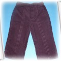 spodnie sztruksy fioletowe rozmiar 86