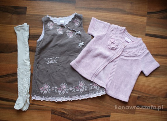 G Next 6 do 9 mc sukienka sweterek świata