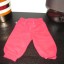 czerwone bawelniane spodnie