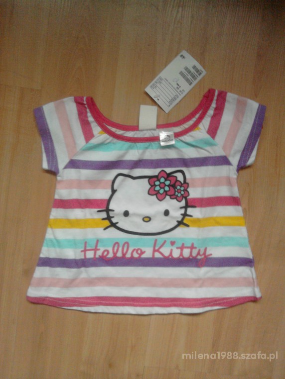 NOWA bluzka Hello Kitty H and M rozm 62