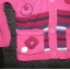 Piękny sweterek różowy CIEKAWE APLIKACJE r86
