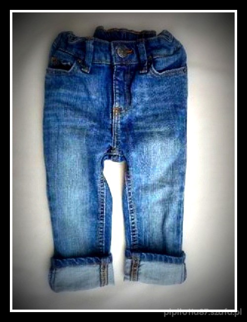 HM jeansy rurki FIT SQIN roz 86