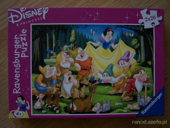 puzzle Disney 2x20 elementów