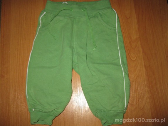 zielone spodnie