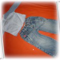 r 86 jeansy i sweter 12 18m