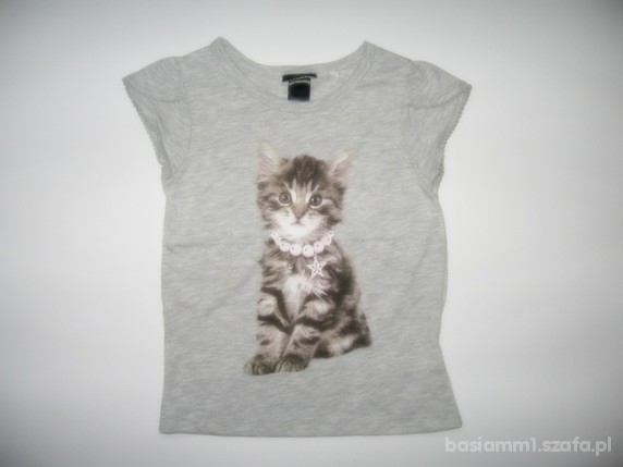 NOWA HM SZARA Z KOTKIEM