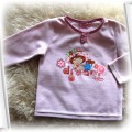 BLUZECZKA Z TRUSKAWKOWA DZIEWCZYNKA ROZ 98