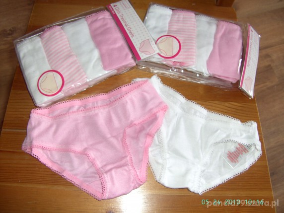 4 pary majtek 116 cm