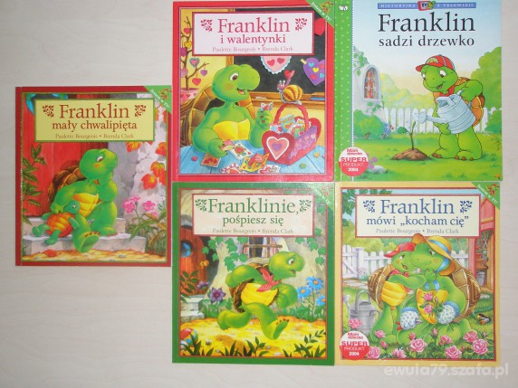 5 fajnych książeczkek FRANKLIN