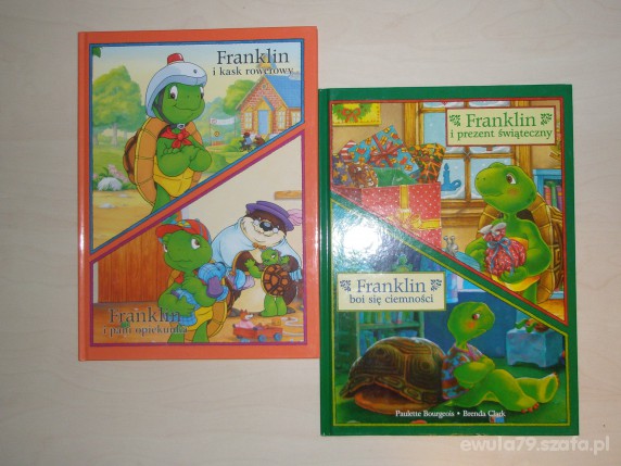 dwie książeczki FRANKLIN