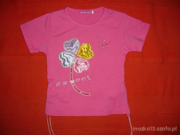 różowa bluzeczka rozmiar 116 122