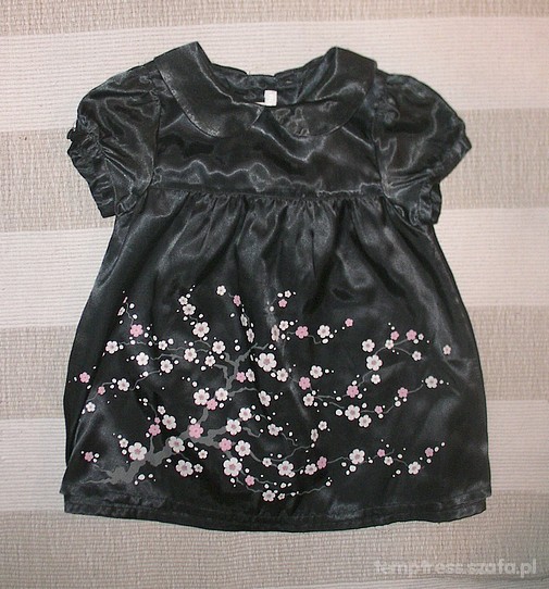 HandM grafitowa z kwiatuszkami BOMBKA r86