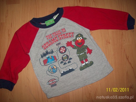bluzeczka z elmo 18 24 m