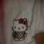 Oryginalny szlafrok Hello Kitty z uszkami od 1roku