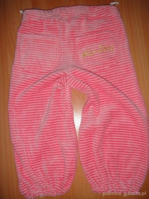 Spodnie dresowe HM hello kitty roz 80