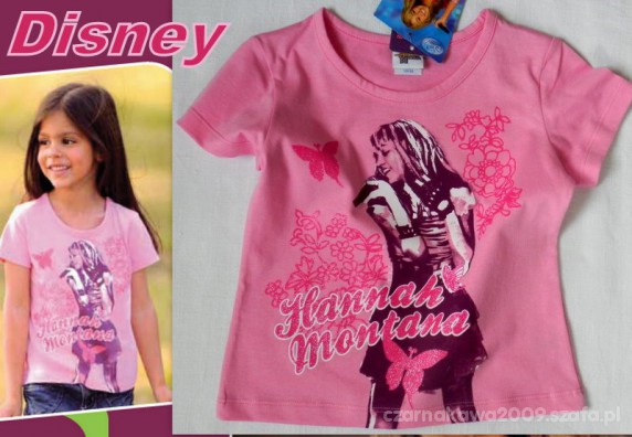 bluzka 104 Disney Hannah Montana nowa