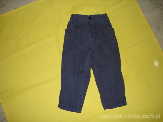 spodnie granatowe jeansowe