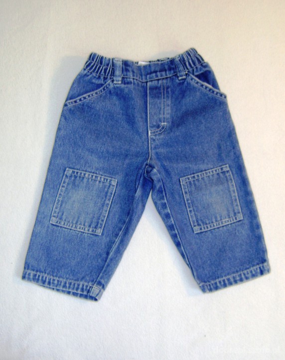 Spodnie jeansy dla chłopca 74