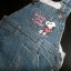 HandM SNOOPY ogrodniczka jeansowa r80 86
