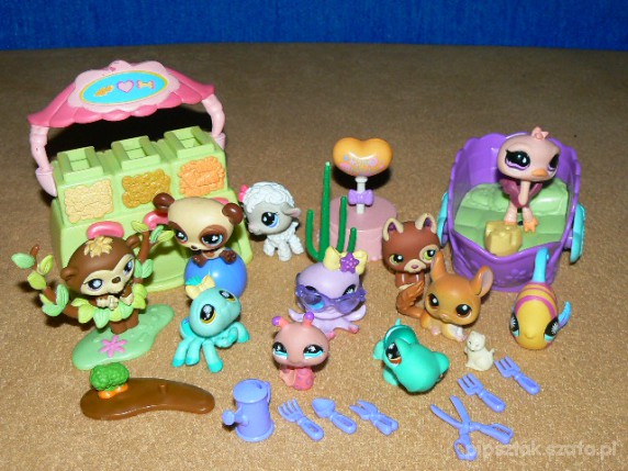 zestaw littlest pet shop