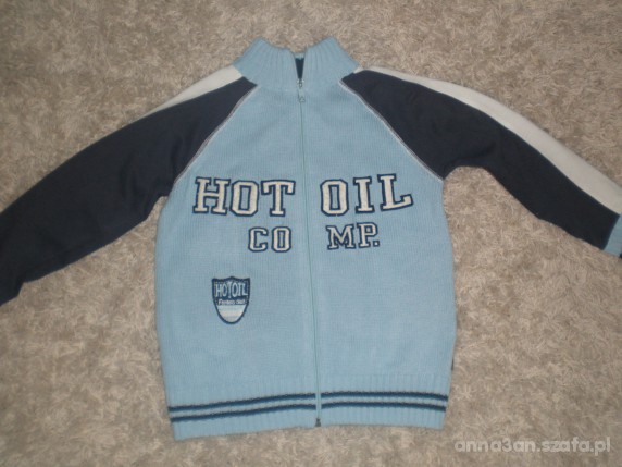 HOT OIL SWETEREK DLA CHŁOPCA ROZ 128