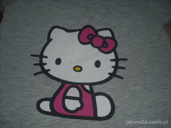 Szara bluzeczka Hello Kitty 2 3 latka