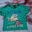 Koszulka zielona z rybkami NEXT 12 18mies