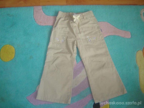 śliczne odswietne spodnie 98cm