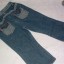 Cienkie jeansy r80