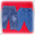 jeansowe spodenki 2 pary 68