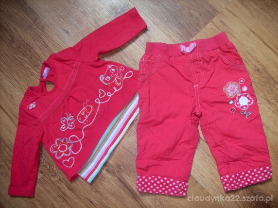 czerwony komplecik z CHEROKEE