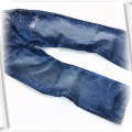 NEXT modne SPODNIE JEANS cyrkonie 140